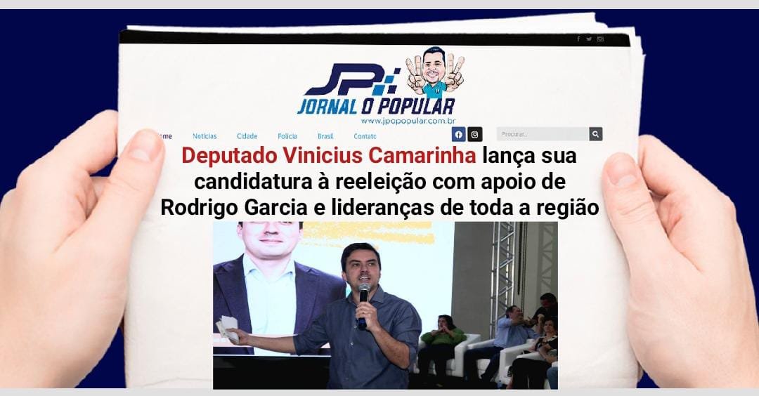 Deputado Vinicius Camarinha Lan A Sua Candidatura Reelei O Apoio