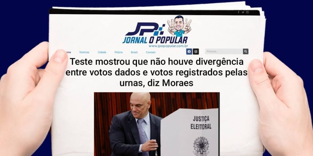 Teste Mostrou Que N O Houve Diverg Ncia Entre Urnas E Votos Jp Jornal