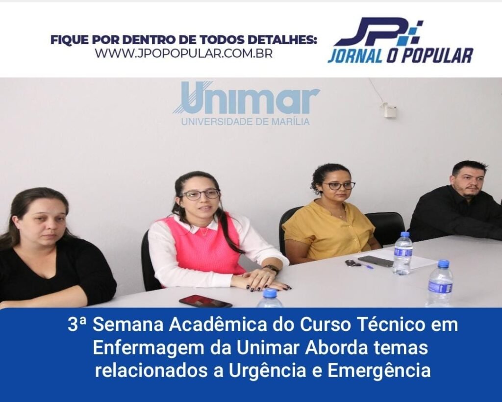 3ª Semana Acadêmica do Curso Técnico em Enfermagem da Unimar Aborda