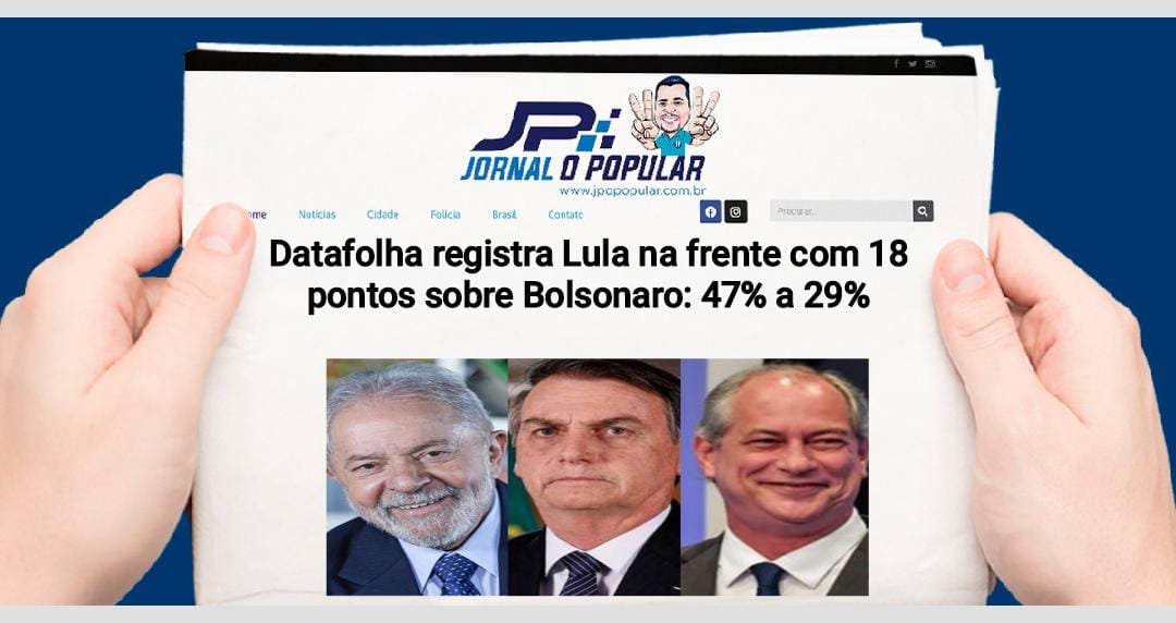 Última Pesquisa Do Datafolha Registra Lula Com 18 Pontos Na Frente De ...