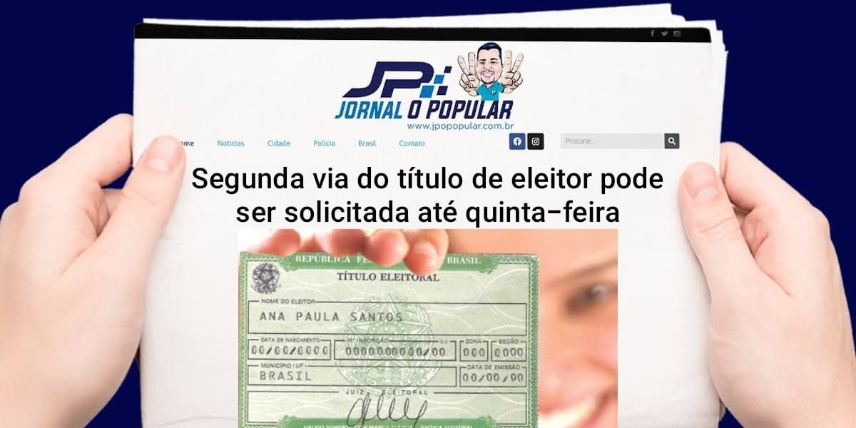 Título de eleitor: segunda via pode ser solicitada até quinta-feira ...
