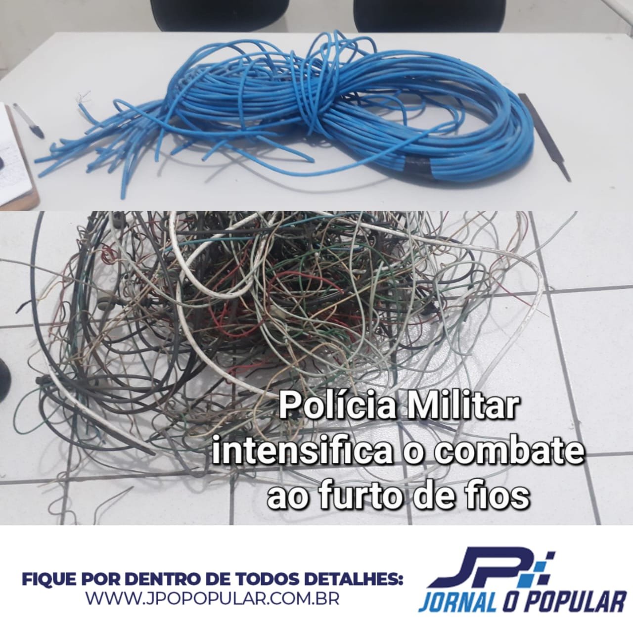Polícia Militar intensifica o combate ao furto de fio