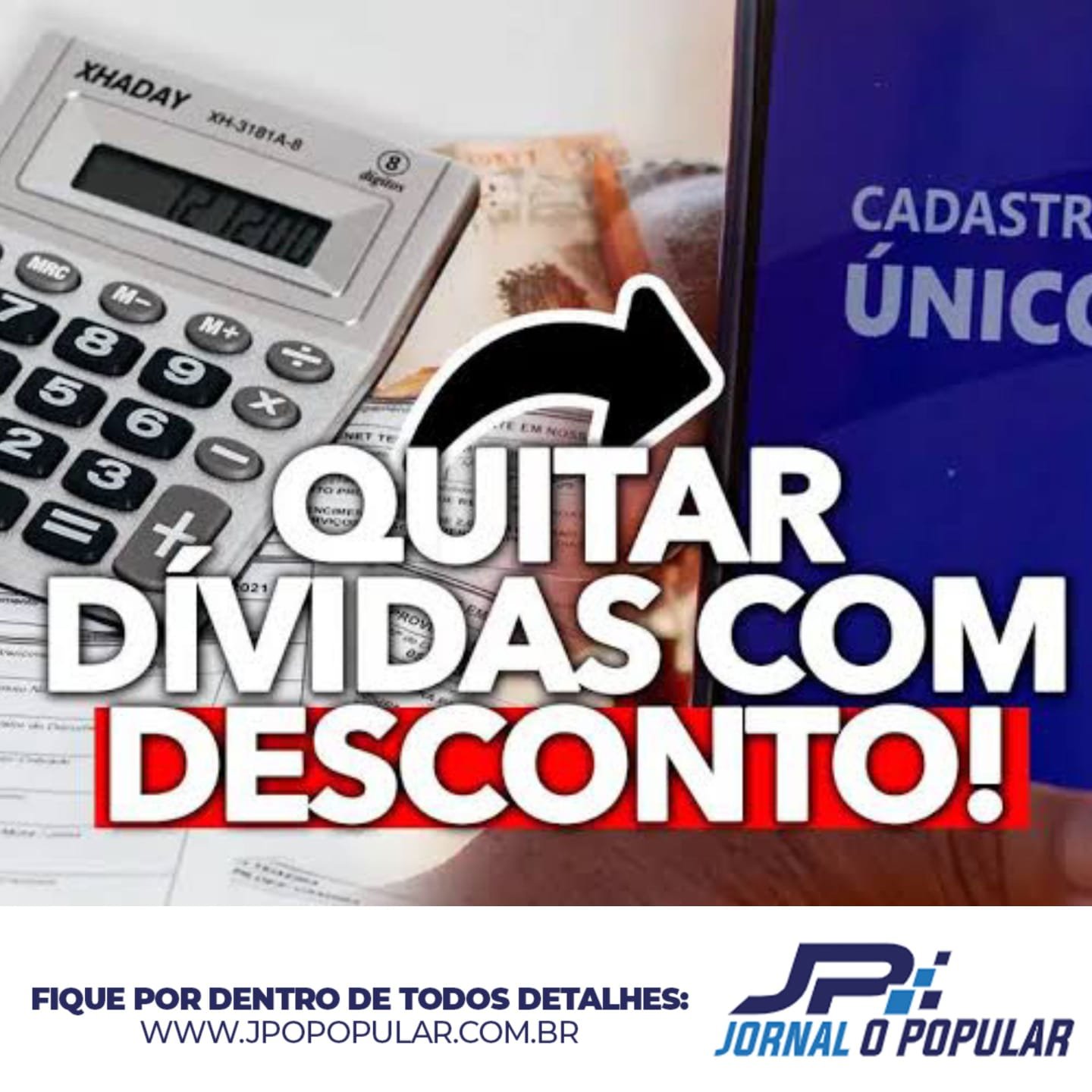 Inscritos no CadÚnico podem pagar dívidas com até 99% de desconto