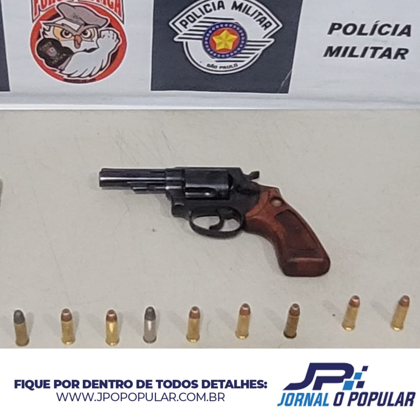 Homem é preso com arma de fogo ilegal na zona Sul