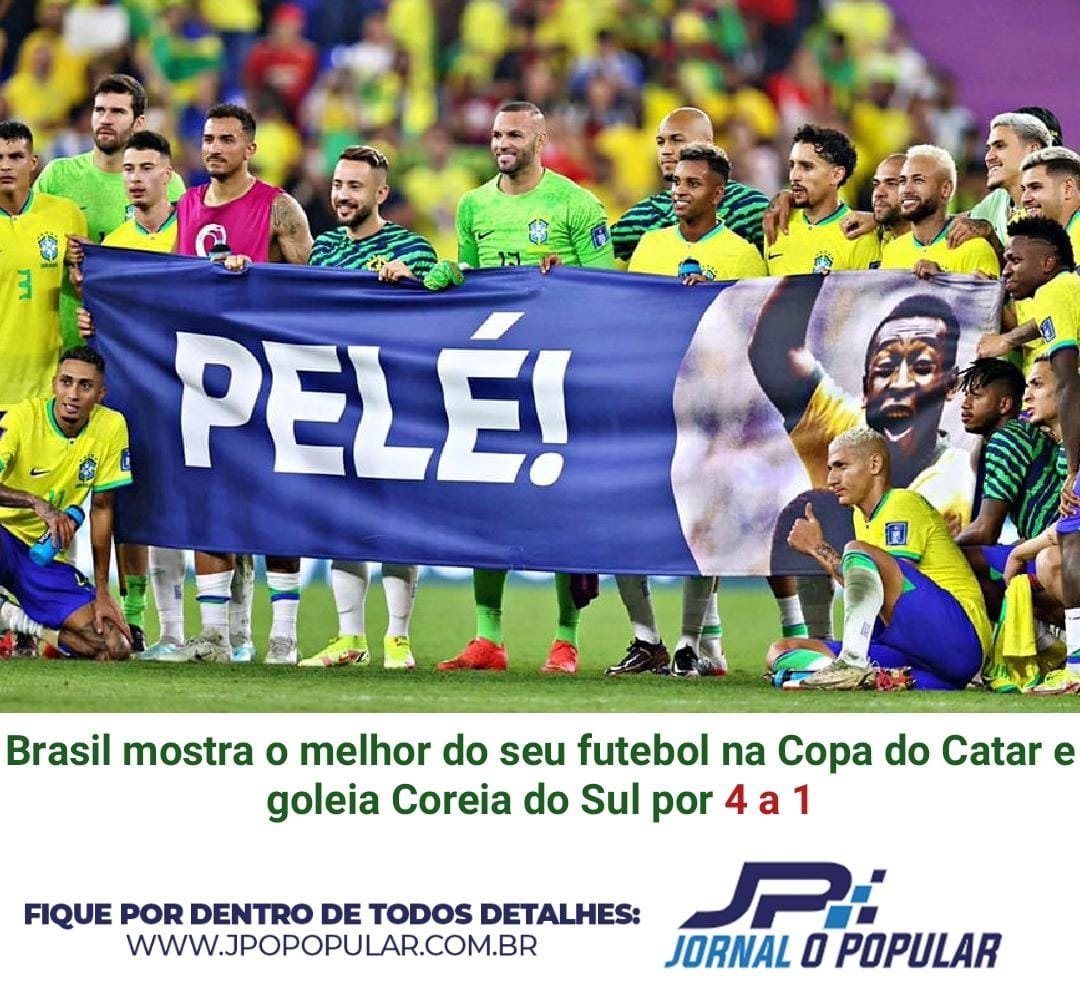 Brasil goleia a Coreia do Sul mostrando o melhor do seu futebol