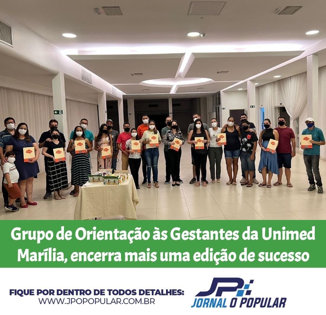 Grupo de Orientação às Gestantes da Unimed Marília, encerra mais uma edição de sucesso