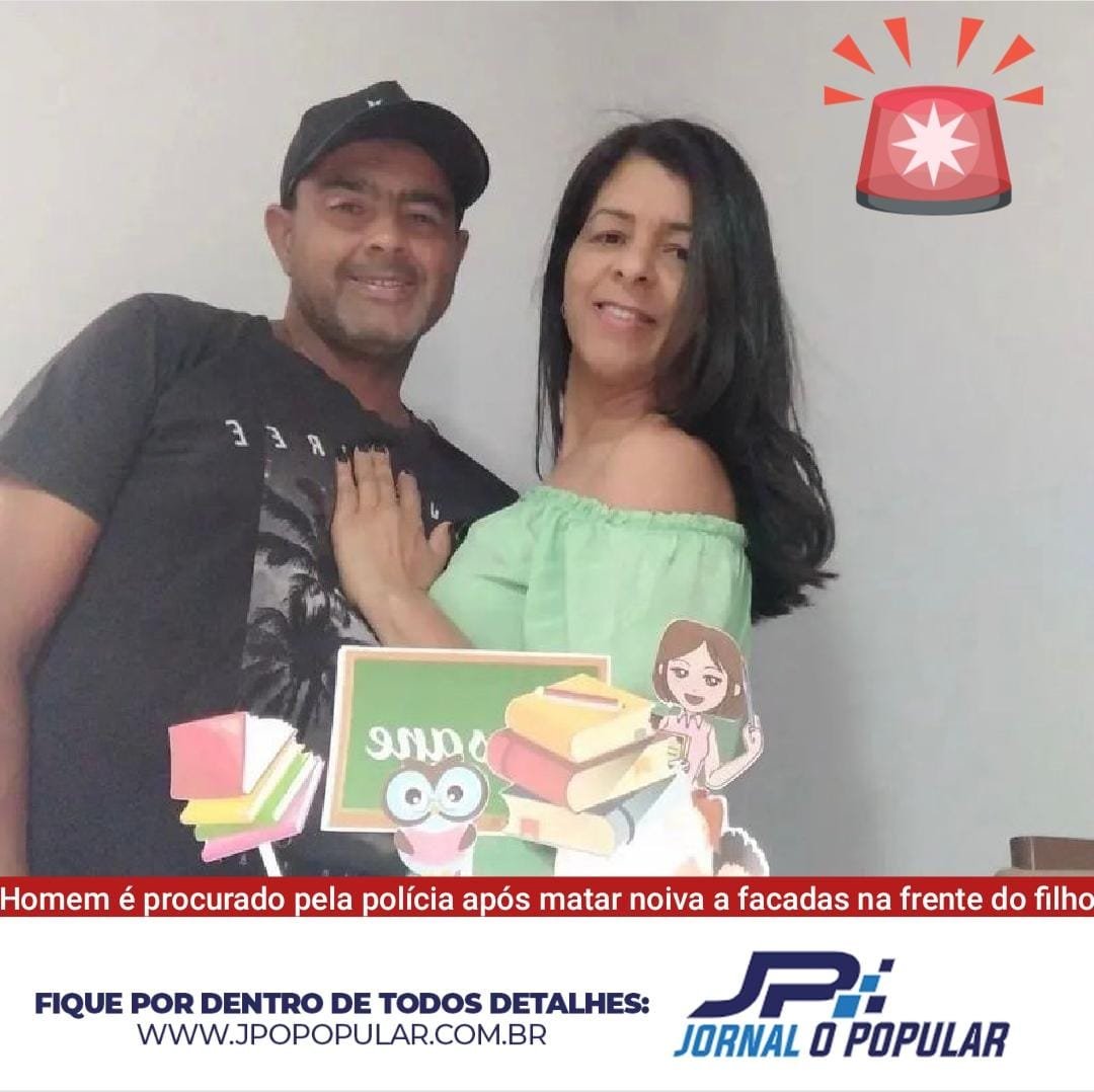 Homem mata noiva a facadas na frente do filho
