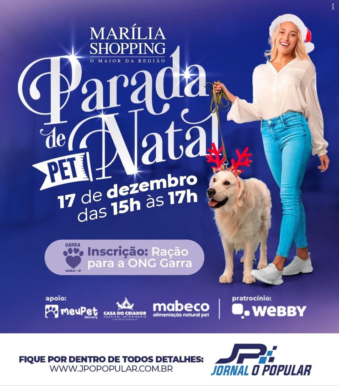 Marília Shopping promove Parada de Natal Pet