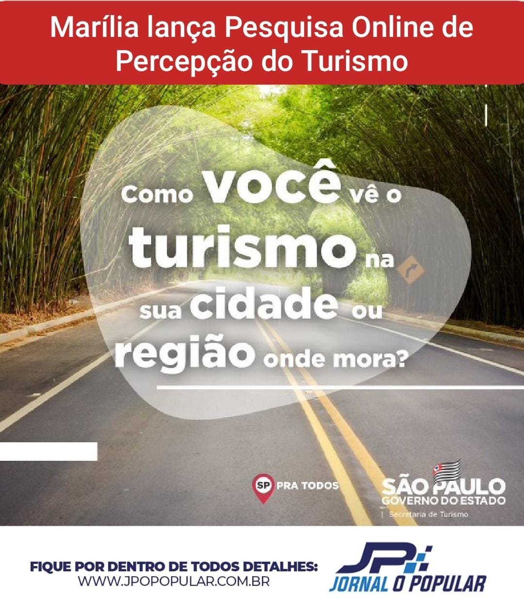 Marília lança Pesquisa Online de Percepção do Turismo