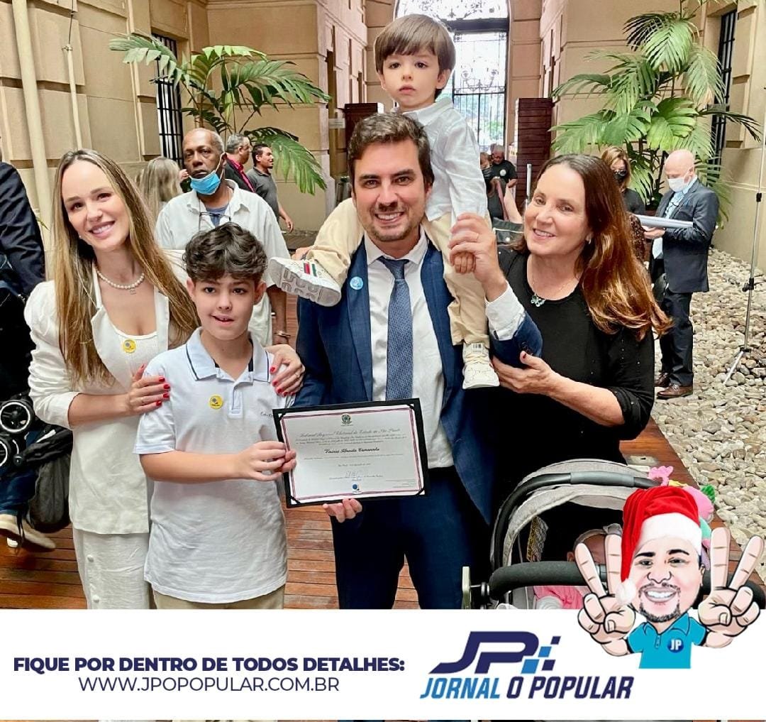 Vinicius Camarinha é diplomado deputado estadual