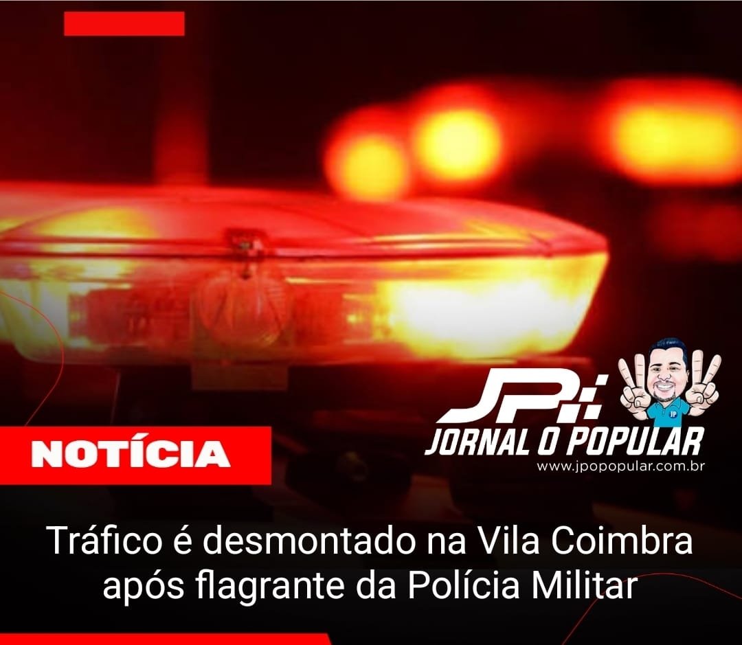 Tráfico é desmontado na Vila Coimbra após flagrante da Polícia Militar