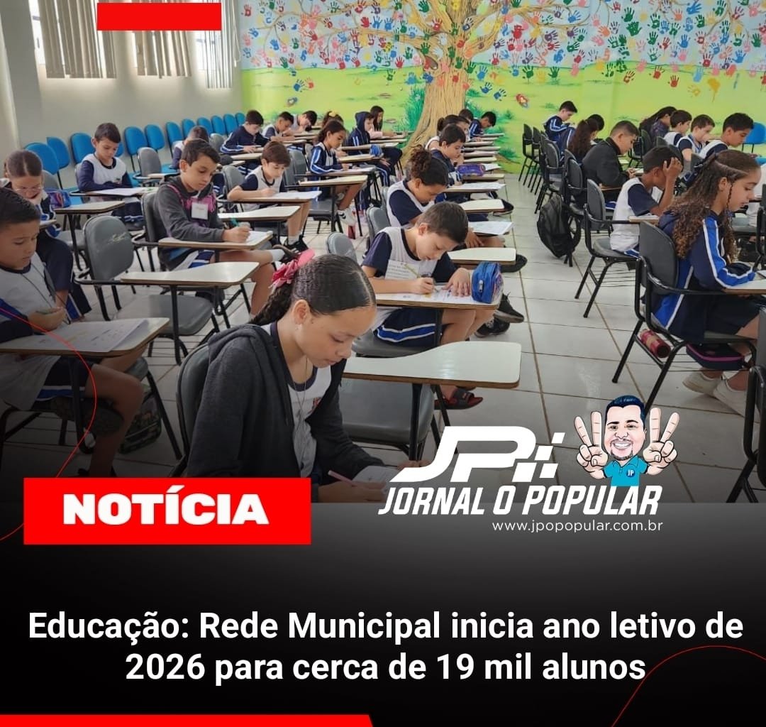 Educação: Rede Municipal inicia ano letivo de 2026 para cerca de 19 mil alunos