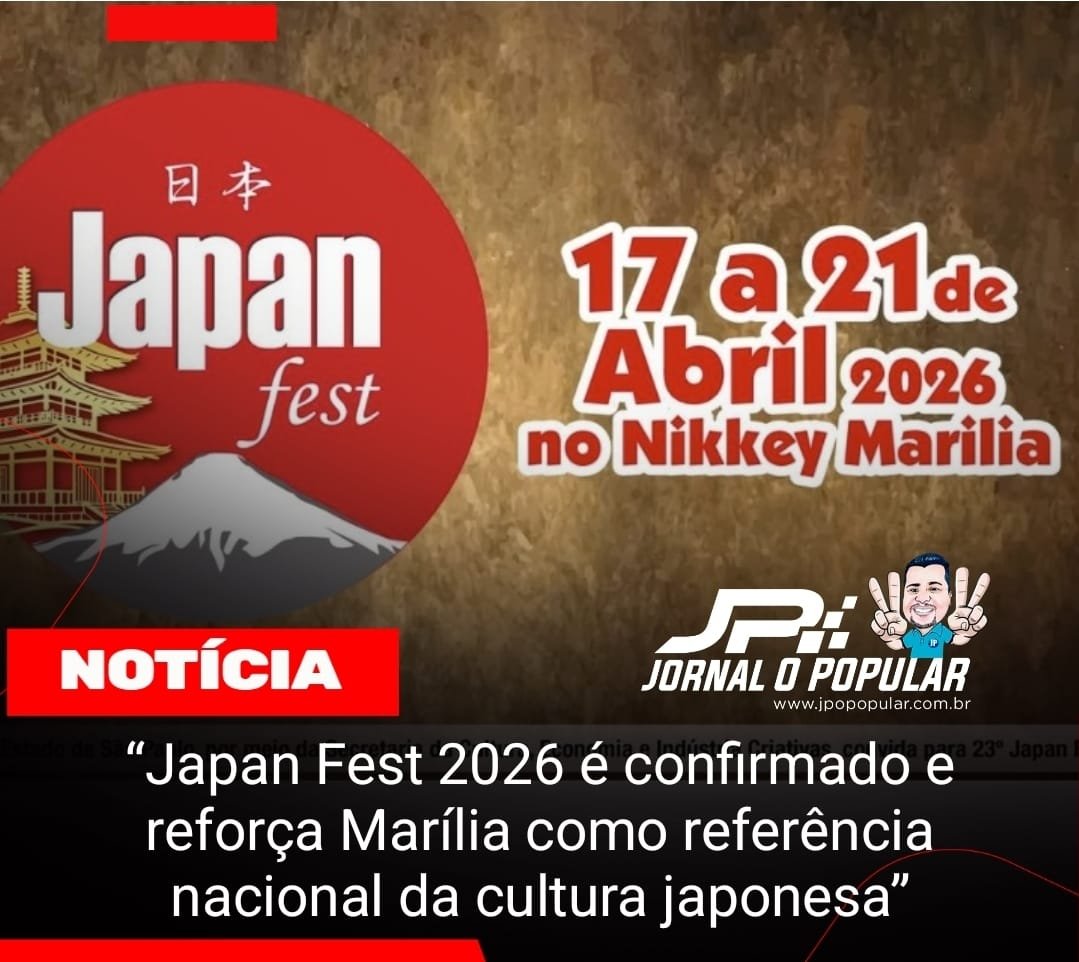 “Japan Fest 2026 é confirmado e reforça Marília como referência nacional da cultura japonesa”