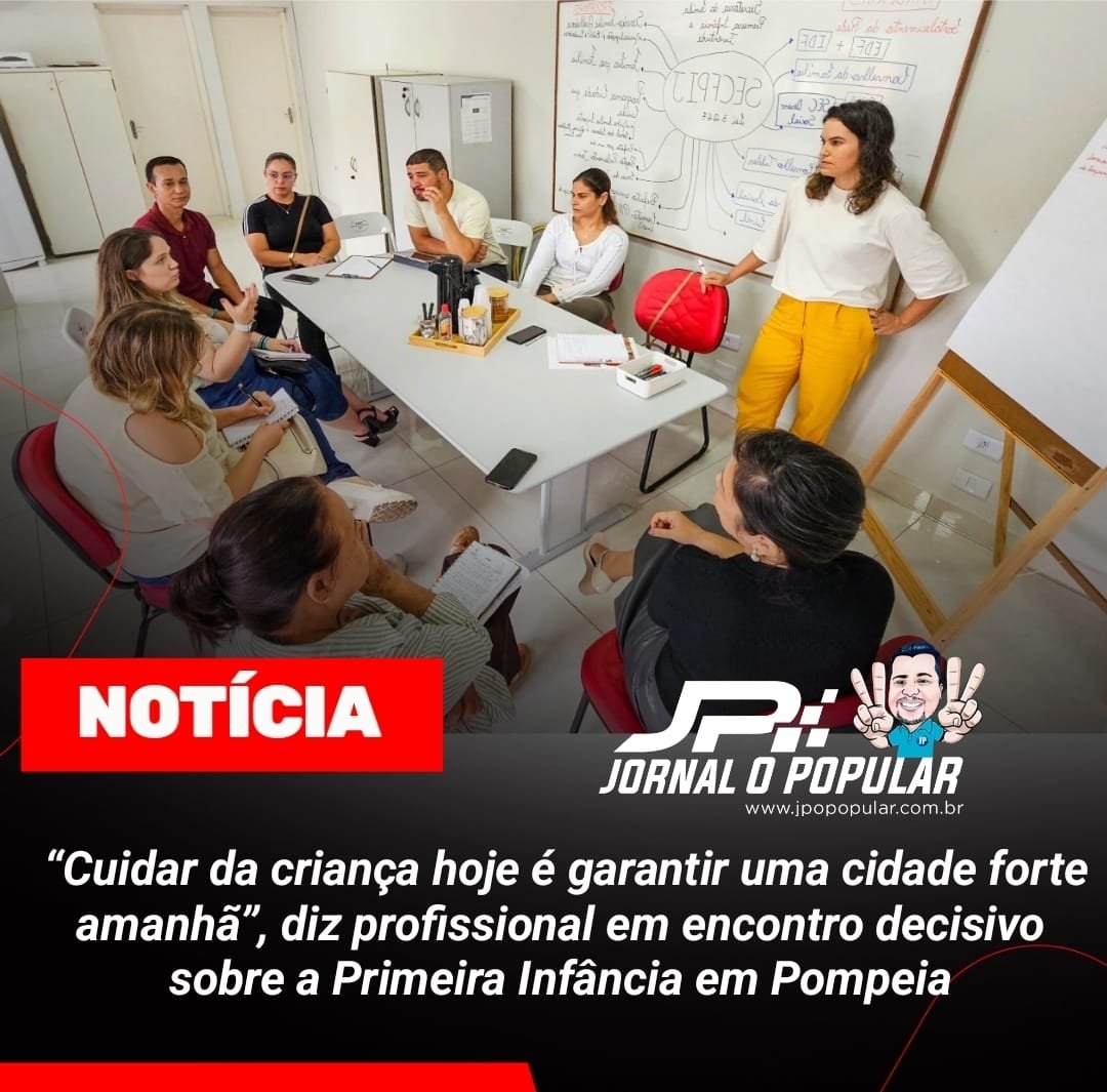 “Cuidar da criança hoje é garantir uma cidade forte amanhã”, diz profissional em encontro decisivo sobre a Primeira Infância em Pompeia